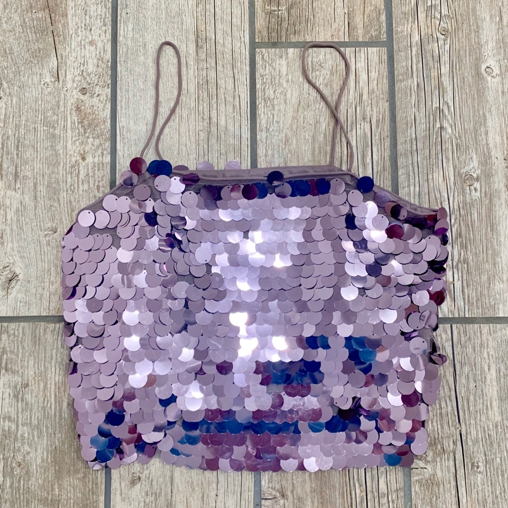 Sequin tank top